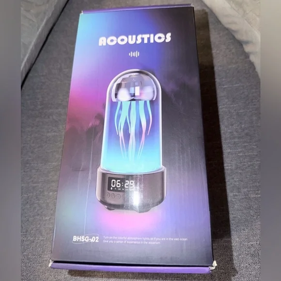 Motion Jellyfish Bluetooth speaker Clock with Colorful Light Display - Picture 5 of 16